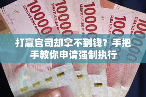 济南打赢官司却拿不到钱？手把手教你申请强制执行