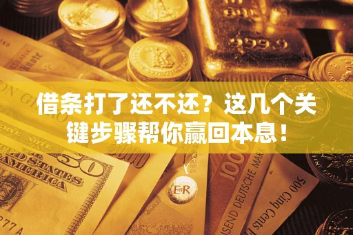 济南借条打了还不还？这几个关键步骤帮你赢回本息！