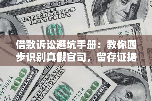 济南借款诉讼避坑手册：教你四步识别真假官司，留存证据不踩雷