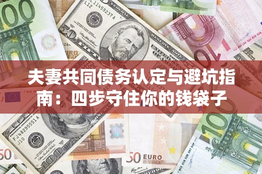 济南夫妻共同债务认定与避坑指南：四步守住你的钱袋子
